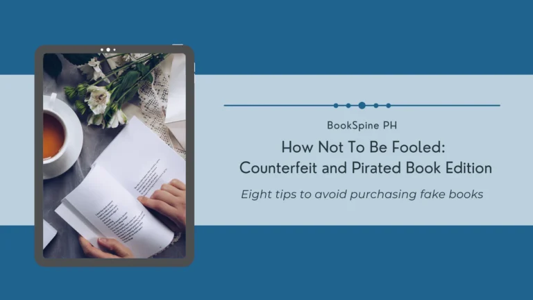 How Not To Be Fooled: Counterfeit and Pirated Book Edition